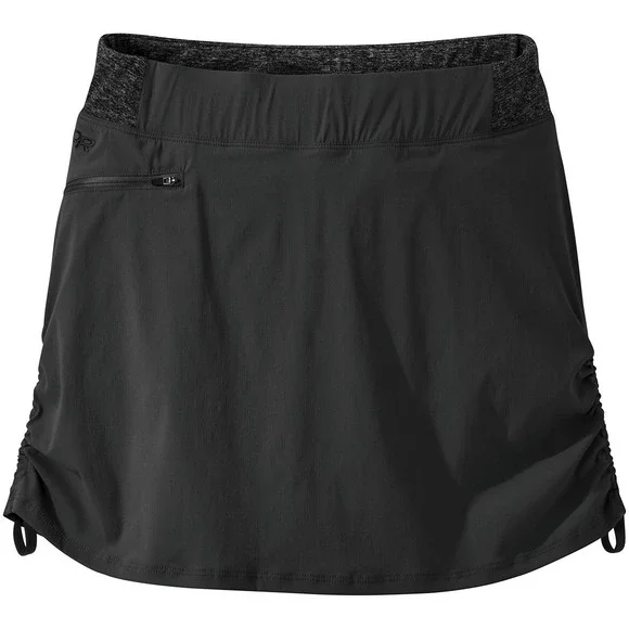 Outdoor Research Zendo Travel Skort Black Gray Women's Size 10 - Picture 1 of 9